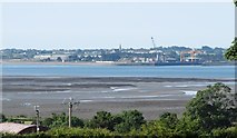 J2211 : The port of Greenore from the lower part of Kilfeaghan Road by Eric Jones