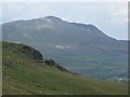 SH6949 : Slopes of Moel Dyrnogydd and view to Moel Siabod by Andrew Hill