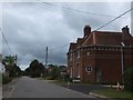 Brick house at the end of Bullace Lane, Sudbourne