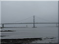 NT1279 : Forth Road Bridge from Hawes Pier by M J Richardson