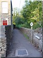 Entrance to Love Lane from Northfield Road Tetbury