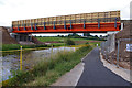 SD4764 : Temporary bridge over Lancaster Canal by Ian Taylor