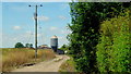 Silo and barn at Highgrove Farm