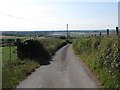 View south-eastwards towards the Irish Sea coast along Kilfeaghan Road