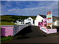 Pink entrance, Sheeo Island View Youth Hostel