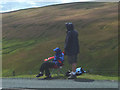 SD8695 : Waiting for 'Le Tour' on the Buttertubs Pass by Karl and Ali