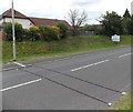 Traffic counting cables cross Wenlock Road, Bridgnorth