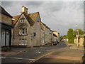 Looking from Lewis Lane down Querns Lane Cirencester