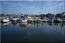 TA0928 : Boats in the Hull Marina by Ian S