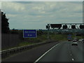 The M25 northbound towards the Dartford Crossing