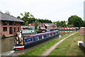 SP7253 : Narrowboat at Blisworth by Anne Burgess