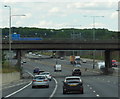 The M25 northbound towards junction 28