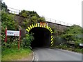 Road passes under the Great Western Railway