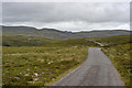NH7325 : Road skirting Carn Eitidh by Nigel Brown