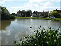 SP7408 : Haddenham - Duck Pond by Rob Farrow