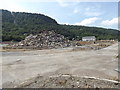 SH7767 : Pile of rubble at Surf Snowdonia by Richard Hoare