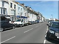 Looking north-northwest along The Strand