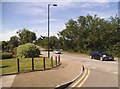 Theobalds Park Road at the junction of Rosewood Drive