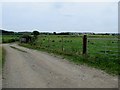 Private farm access lane near Aislinn Court