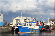 NS3031 : Troon Harbour by Leslie Barrie