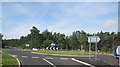 SU8354 : Ively Road new roundabout northeast of Pyestock Hill by Stuart Logan
