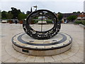 Heritage Sundial in The Forum Horsham