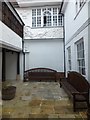 The courtyard of the "Ancient House", Ipswich