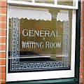 Barkingside tube station - General Waiting Room, window