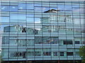 Reflections in the wall of Quay House