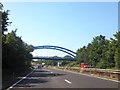 TL9727 : Colchester Road (B1508) bridge over A12 by David Smith