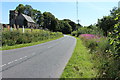 Road to Crocketford passing Corsock Church