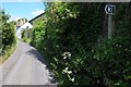 Footpath sign near Clevedon Lane Farm