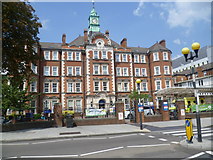 TQ2281 : The main entrance to Hammersmith Hospital by Marathon