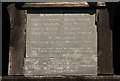 TF1385 : War Memorial plaque by Richard Croft