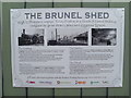 Notice on The Brunel Shed, High Wycombe