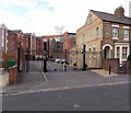 Gated entrance from Juxon Street, Oxford 