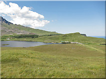 NG5152 : Moorland south of the Storr Lochs Dam by Richard Dorrell