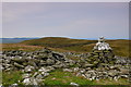 SN7970 : Carnedd gopa Carnyrhyrddod / Summit cairn of Carnyrhyrddod by Ian Medcalf