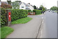 SP4539 : Pillar letter box on Bloxham Road near Easington Road junction by Roger Templeman
