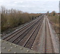 Four railway tracks north of  Walton Well Road, Oxford