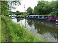 Narrowboat moorings at Chillington Wharf