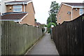 Footpath leading to Low Street, Sherburn in Elmet