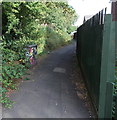 Graffiti on a Virgin Media box in Pilton Vale, Newport