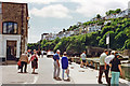 East Looe: Fore Street towards Harbour, 1996