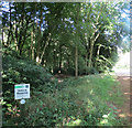 West Entrance to Dancersend Nature Reserve