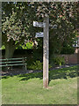 Fingerpost, Main Street/Carlton Lane, Norwell