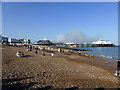 TV6198 : Fire at Eastbourne Pier by PAUL FARMER