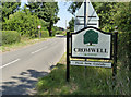 Cromwell village sign