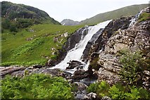 NN2275 : Waterfall, Allt Coire an Eoin by Alan Reid