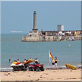 TR3570 : RNLI Lifeguards, Margate Beach by Oast House Archive